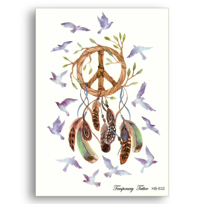 Temporary Fake tattoo Glitter Waterproof Stickers Water Transfer Dreamcatcher Colour Feather Bird Women Men Sexy Beauty Body Art
Temporary Fake tattoo Glitter Waterproof Stickers Water Transfer Dreamcatcher Colour Feather Bird Women Men Sexy Beauty Body Art