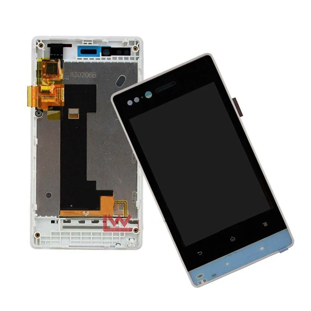 LCD Display Panel Monitor + Touch Screen Digitizer Glass Sensor Assembly with Frame for Sony Xperia Miro ST23 ST23i ST23
LCD Display Panel Monitor + Touch Screen Digitizer Glass Sensor Assembly with Frame for Sony Xperia Miro ST23 ST23i ST23