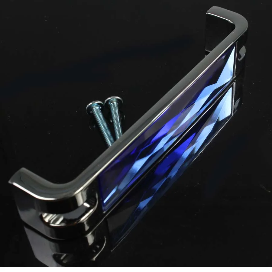 modern fashion blue crystal villadom furniture handle glass drawer cabinet pull 5" silver chrome dresser cupboard handle 128mm
modern fashion blue crystal villadom furniture handle glass drawer cabinet pull 5" silver chrome dresser cupboard handle 128mm