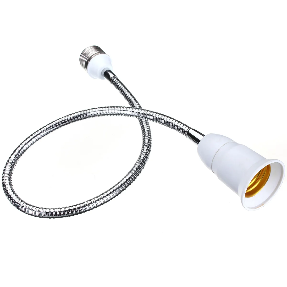 Beautiful Design E27 To E27 60CM Length Flexible Extend Extension LED Light Bulb Lamp Base Holder Screw Socket Adapter Converter
Beautiful Design E27 To E27 60CM Length Flexible Extend Extension LED Light Bulb Lamp Base Holder Screw Socket Adapter Converter