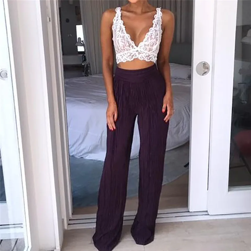 New Women Summer Sexy Lingerie Corset Casual Daily Lace Solid Flowers Bralette Bralet Bra Tank Cami Crop Underwear #4F02 | Женская
