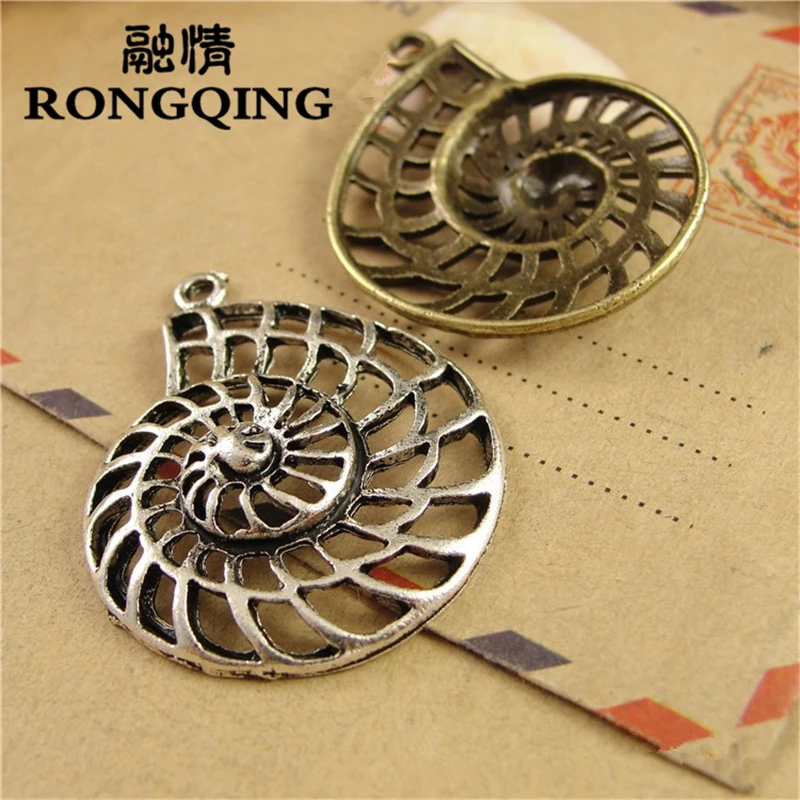 RONGQING 40pcs 29*35MM conch 2 color antique alloy charm pendant Charms fit Bracelets & Necklaces DIY Jewelry
RONGQING 40pcs 29*35MM conch 2 color antique alloy charm pendant Charms fit Bracelets & Necklaces DIY Jewelry