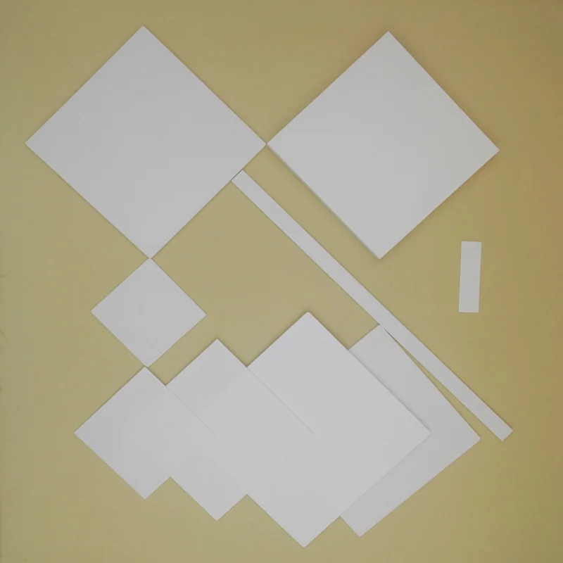 Alumina Ceramic sheets-High temperature Wear resistant Ceramic plates/Wear resistant Thermal Insulation sheets
Alumina Ceramic sheets-High temperature Wear resistant Ceramic plates/Wear resistant Thermal Insulation sheets
