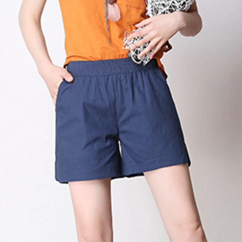 2018 summer cotton shorts female leisure size candy colored linen shorts thin slacks women
2018 summer cotton shorts female leisure size candy colored linen shorts thin slacks women