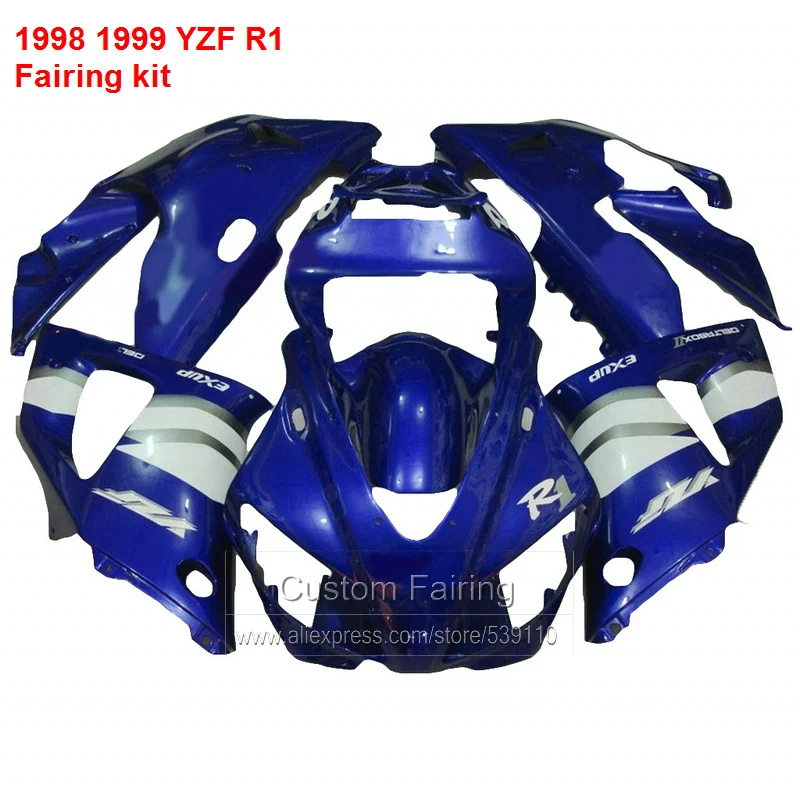 Blue Fairings For YAMAHA YZF R1 98 * 99 ( dark blue ) 1998 1999 Abs Fairing kit LJ49
Blue Fairings For YAMAHA YZF R1 98 * 99 ( dark blue ) 1998 1999 Abs Fairing kit LJ49