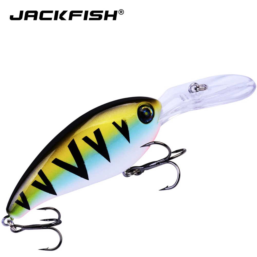 JACKFISH 1Pcs 14g 10cm Crankbait fishing Wobbler Artificial Crank Bait Bass trout Fishing Lure pike trolling pesca minnow tackle
JACKFISH 1Pcs 14g 10cm Crankbait fishing Wobbler Artificial Crank Bait Bass trout Fishing Lure pike trolling pesca minnow tackle