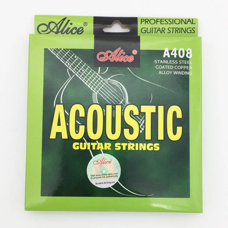 1 set Acoustic Folk Guitar Strings 011 012 Fit 36" - 42" Guitarra - Alice A408 Series
1 set Acoustic Folk Guitar Strings 011 012 Fit 36" - 42" Guitarra - Alice A408 Series