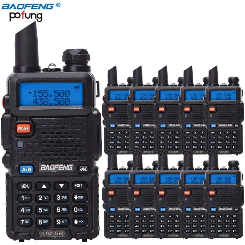 Портативная рация Baofeng UV-5R Talkie VHF UHF Dual Band UV5R портативная CB радиостанция