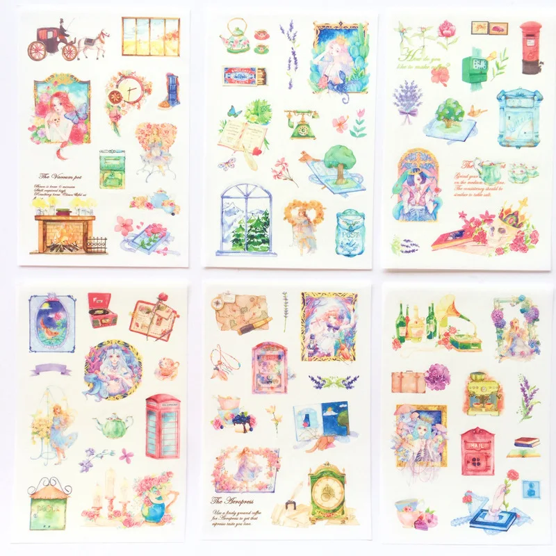 6pcs/lot Classical Beauty Decorative Bullet Journal Stickers Adhesive Stickers DIY Decoration Diary Stationery Stickers
6pcs/lot Classical Beauty Decorative Bullet Journal Stickers Adhesive Stickers DIY Decoration Diary Stationery Stickers