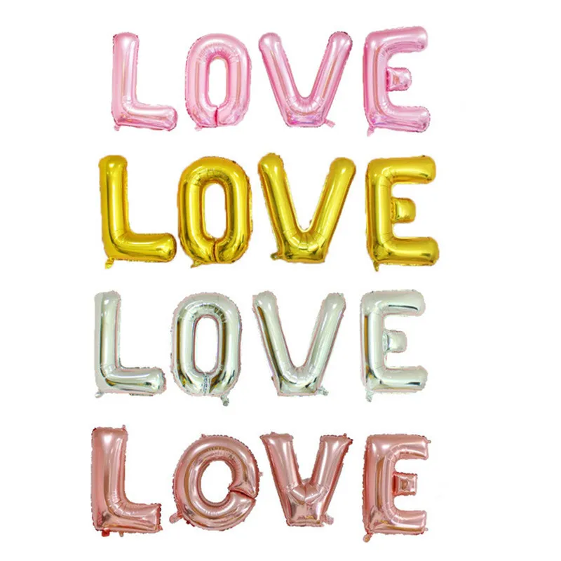 High Quality Letter Ballons Pink Gold Blue Silver Foil Letter Balloons Birthday Wedding Decorations Balloon Event Party Supplies
High Quality Letter Ballons Pink Gold Blue Silver Foil Letter Balloons Birthday Wedding Decorations Balloon Event Party Supplies