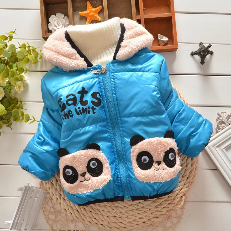 2016 New Baby Girls Parkas Cartoon Panda Winter Hooded Cotton Jackets Outerwear Kids Warm Coat Kids Outerwear Cute Clothes
2016 New Baby Girls Parkas Cartoon Panda Winter Hooded Cotton Jackets Outerwear Kids Warm Coat Kids Outerwear Cute Clothes