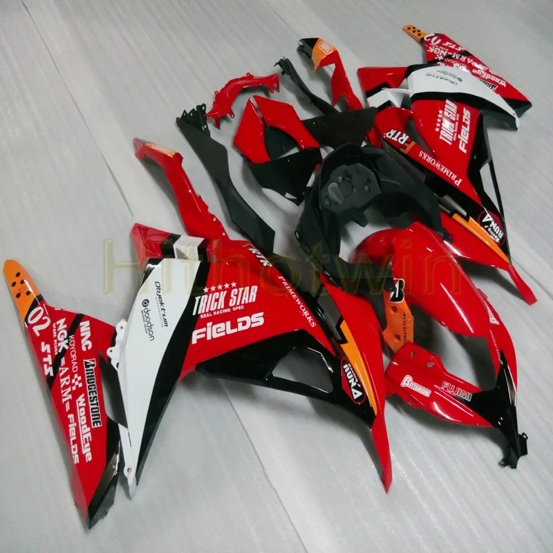 bolts+Custom Injection mold red motorcycle article fairing for ZX300R EX300 2013 2014 EX-300 M2
bolts+Custom Injection mold red motorcycle article fairing for ZX300R EX300 2013 2014 EX-300 M2