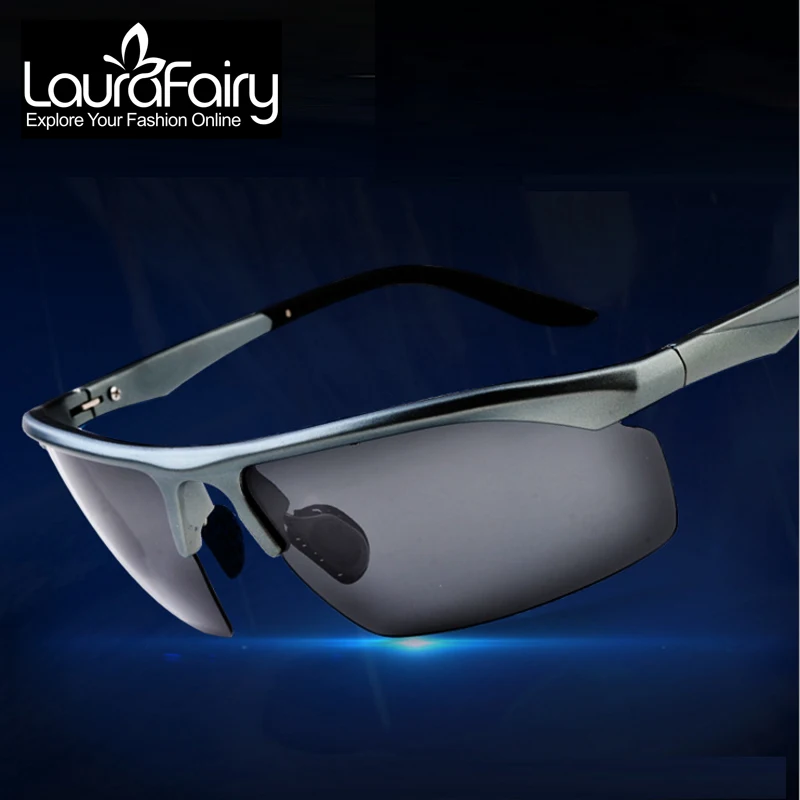 Модные спортивные солнцезащитные очки Laura Fairy 100% поляризованные мужские