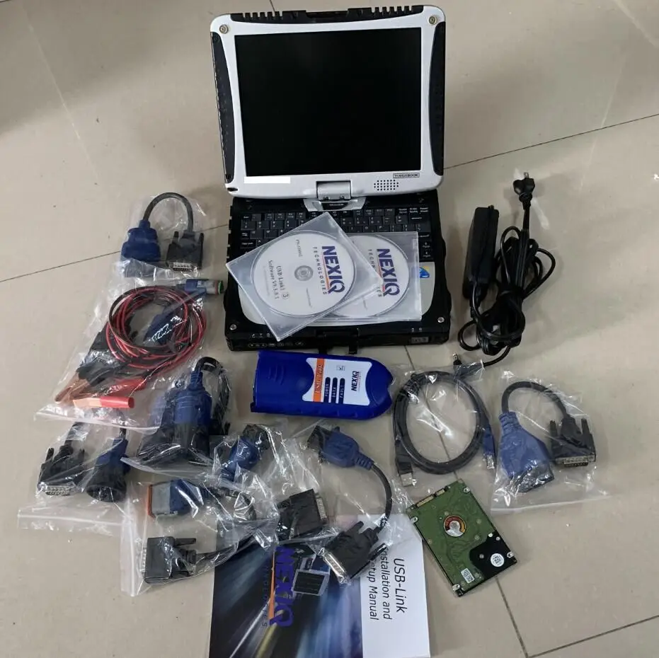 Nexiq 125032 Грузовик диагностический инструмент диагностики USB Link + программы для
