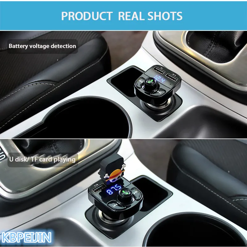 Bluetooth автомобильный передатчик двойное USB Автомобильное зарядное устройство