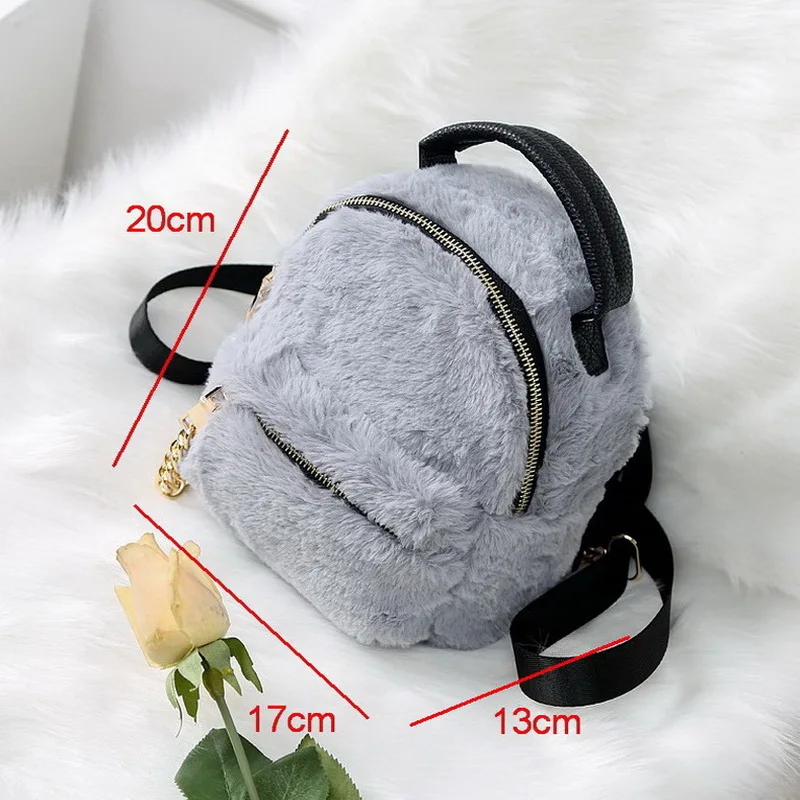 DIINOVIVO Backpack Female Faux Fur Small Backpacks for Women Autumn & Winter New Fashion Cute School Bag Chain Bagpack WHDV0746
DIINOVIVO Backpack Female Faux Fur Small Backpacks for Women Autumn & Winter New Fashion Cute School Bag Chain Bagpack WHDV0746