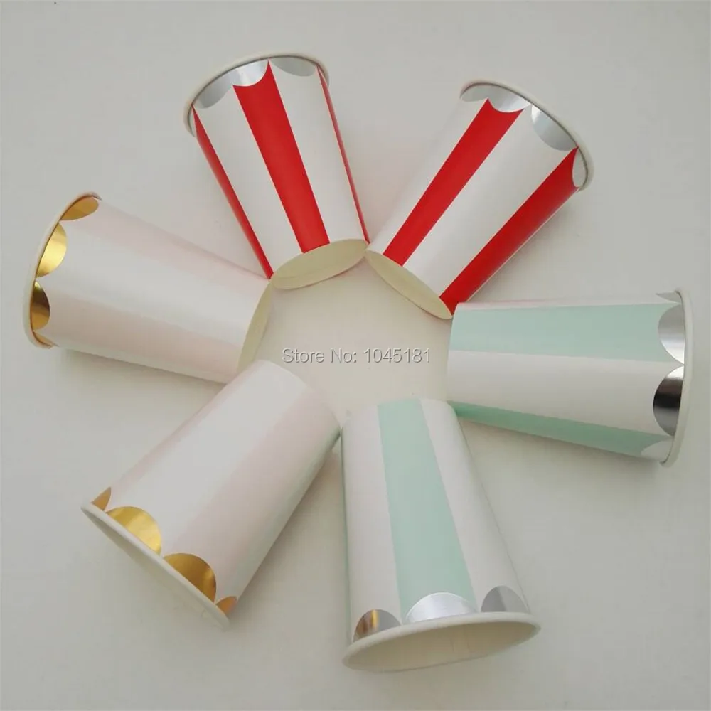 9oz Ice Cream Cups Gold/Silver Birthday Party Paper Cups Pink/Red/Mint Striped Disposable Containers for Kids Party Favors
9oz Ice Cream Cups Gold/Silver Birthday Party Paper Cups Pink/Red/Mint Striped Disposable Containers for Kids Party Favors