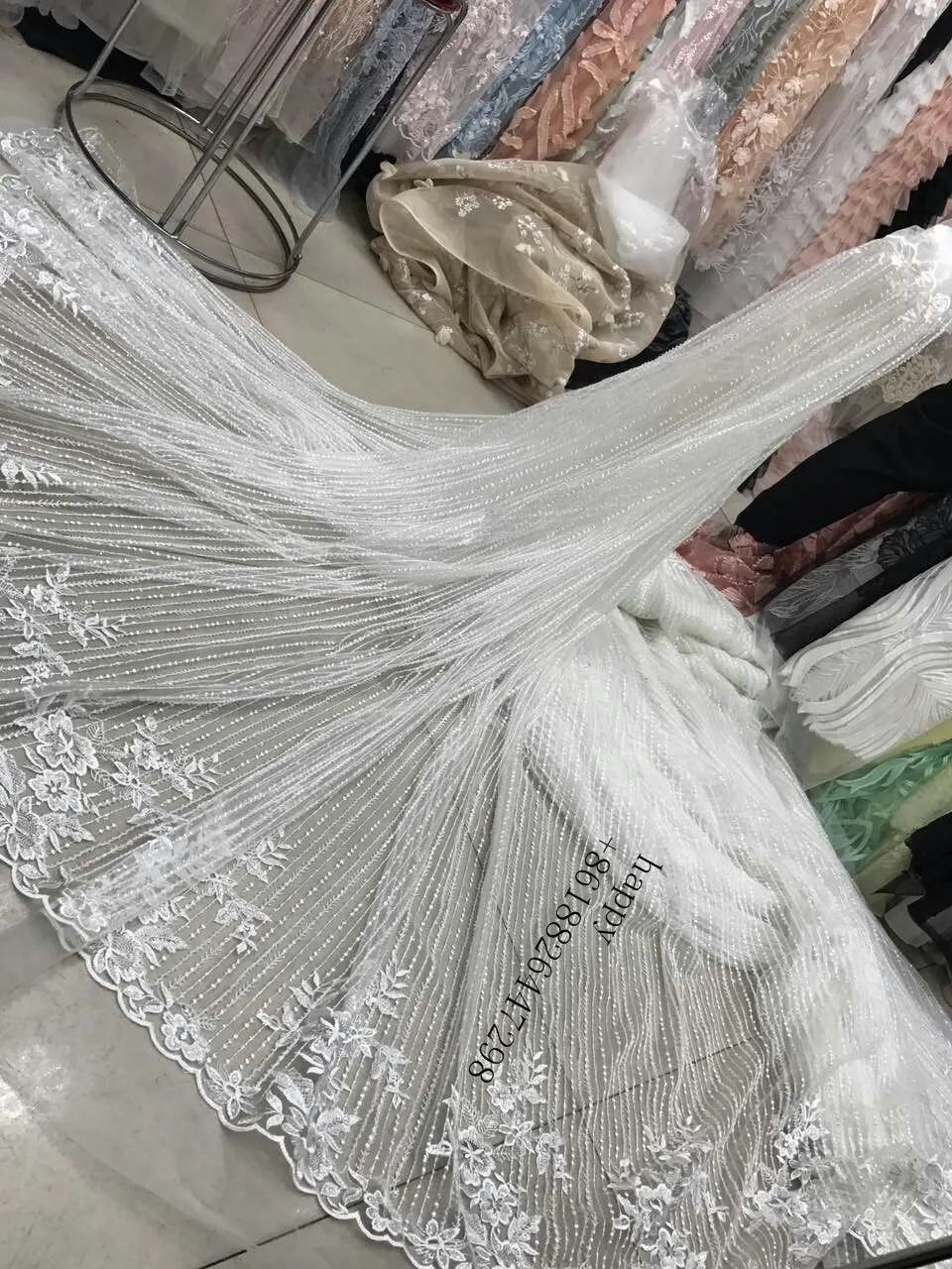 White / black / pink / sky blue / gray net wedding dress fabric blackround/lining 51'' width 5 yard
White / black / pink / sky blue / gray net wedding dress fabric blackround/lining 51'' width 5 yard