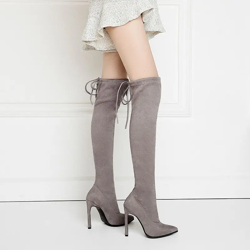 MEMUNIA 2020 New Stretch Slim women boots pointed toe thigh over the knee boots stiletto high heels autumn winter high boots
MEMUNIA 2020 New Stretch Slim women boots pointed toe thigh over the knee boots stiletto high heels autumn winter high boots