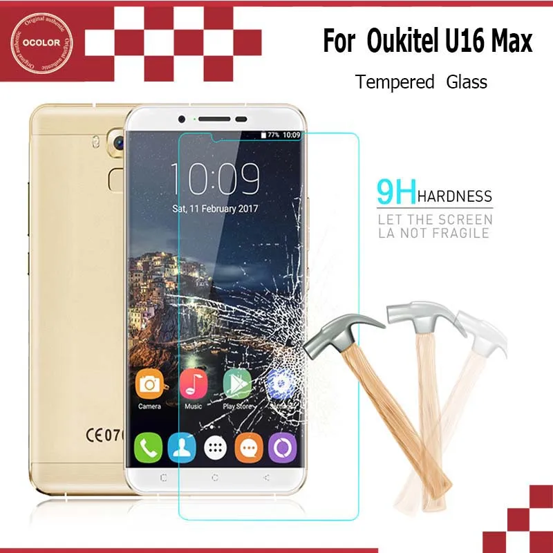 Пленка из закаленного стекла ocolor для смартфона Oukitel U16 Max ультратонкое переднее