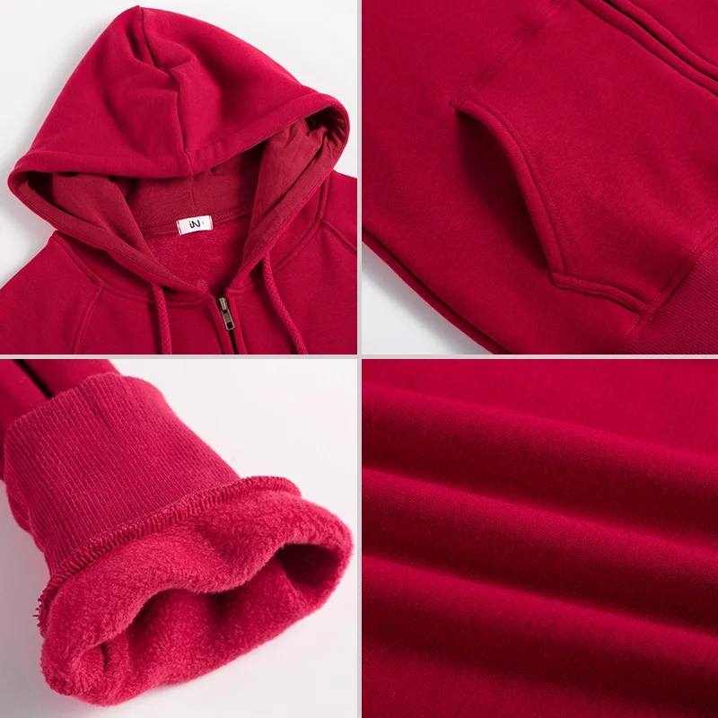 Oukytha Women Hooded Coat Causal Jackets Zipper Collar Short Velvet Loose Hoodies Think Fabric Warm Women Winter Clothes 18069
Oukytha Women Hooded Coat Causal Jackets Zipper Collar Short Velvet Loose Hoodies Think Fabric Warm Women Winter Clothes 18069