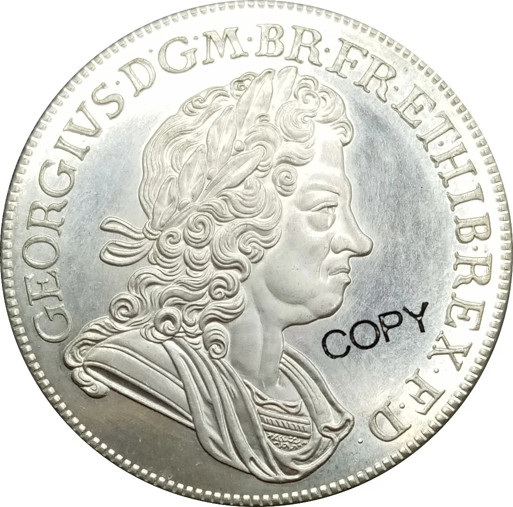 Великобритания Джордж I 1 Корона 1718 латунь посеребренные простые Edeg копия монеты памятные монеты
Великобритания Джордж I 1 Корона 1718 латунь посеребренные простые Edeg копия монеты памятные монеты