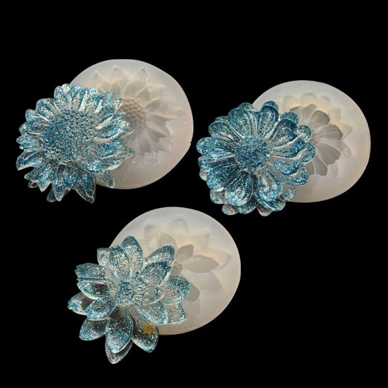 White 3 Styles DIY Silicone 3D Flower Moulds Mold Resin Jewelry Pendant Making Tool Crafts New Silicone Mold
White 3 Styles DIY Silicone 3D Flower Moulds Mold Resin Jewelry Pendant Making Tool Crafts New Silicone Mold