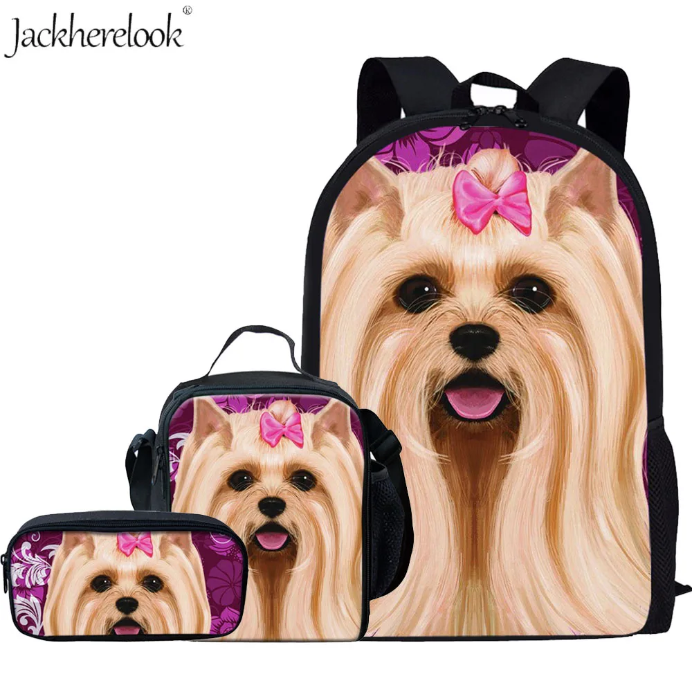 3Pcs/Set Cute Yorkshire/Pomeranian Dog School Bags For Girls Primary Student Book Bag Cool Boy Pug Collie Backpack Child Satchel
3Pcs/Set Cute Yorkshire/Pomeranian Dog School Bags For Girls Primary Student Book Bag Cool Boy Pug Collie Backpack Child Satchel
