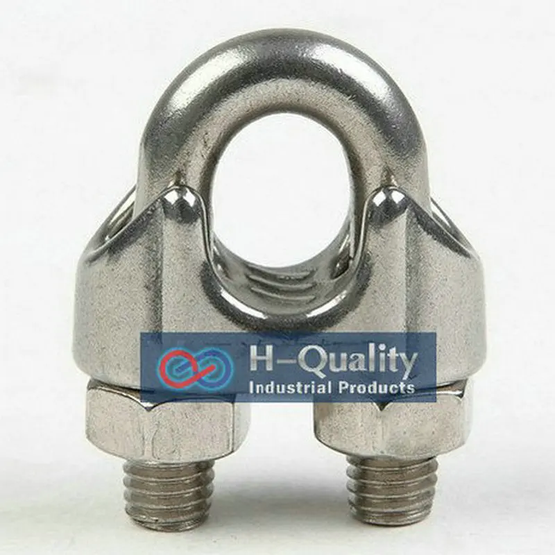 50PCS/Lot Rigging Hardwares M8 Stainless Steel 316 DIN741 Wire Rope Clip(304 material, m2-m24 sizes available)
50PCS/Lot Rigging Hardwares M8 Stainless Steel 316 DIN741 Wire Rope Clip(304 material, m2-m24 sizes available)