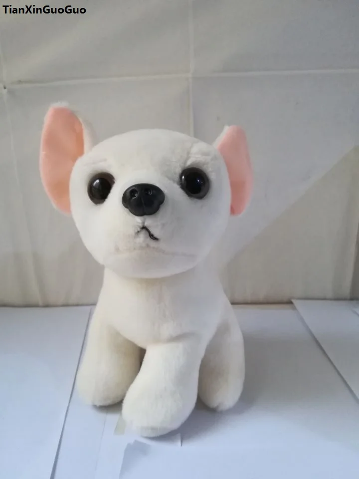 lovely chihuahua dog about 22cm plush toy white squatting dog soft doll baby toy birthday gift s2011
lovely chihuahua dog about 22cm plush toy white squatting dog soft doll baby toy birthday gift s2011