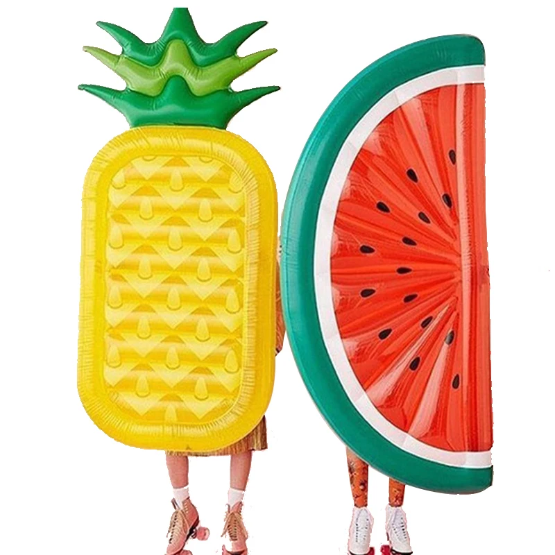 180*90cm Giant Inflatable Watermelon Pineapple Pool Float New Swimming Ring Tube Summer Water Fun Toys Lounger Air Mattress
180*90cm Giant Inflatable Watermelon Pineapple Pool Float New Swimming Ring Tube Summer Water Fun Toys Lounger Air Mattress
