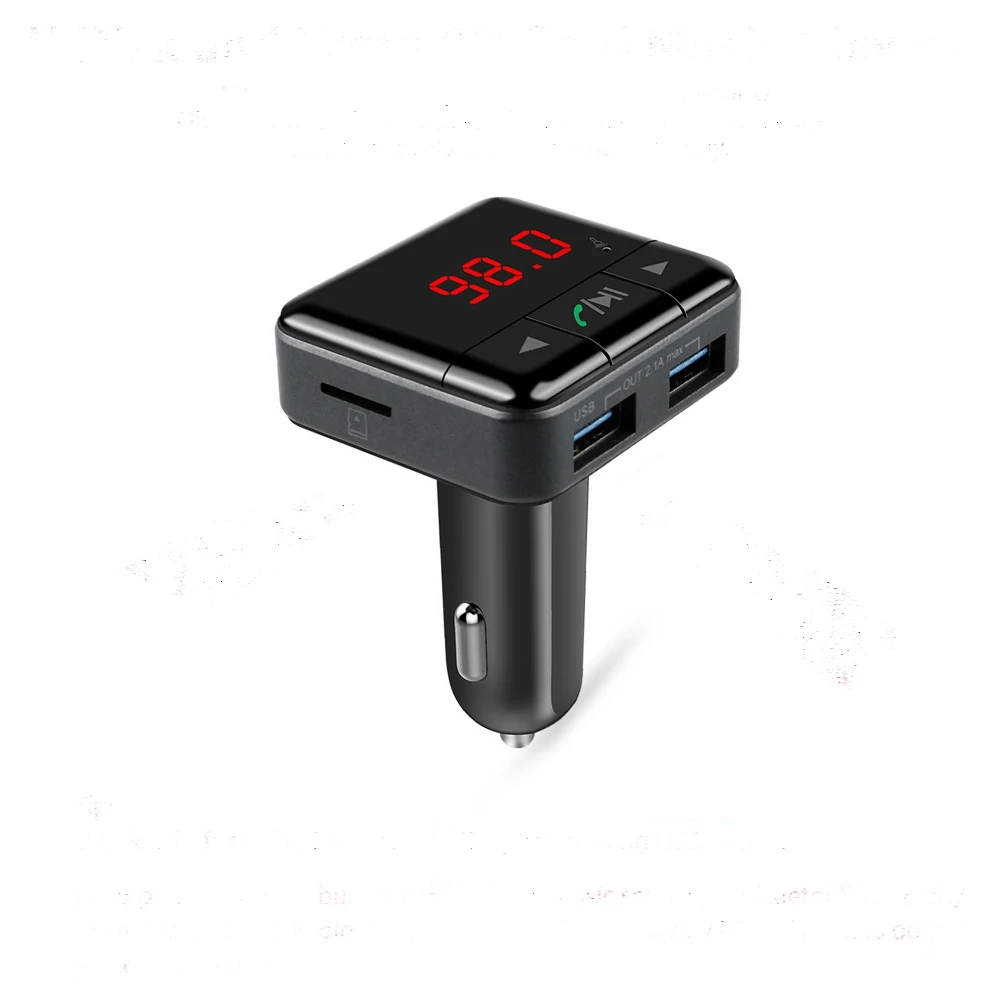 DDHAO автомобильный fm трансмиттер Беспроводной V4.1 Bluetooth Hands Free Комплект Поддержка