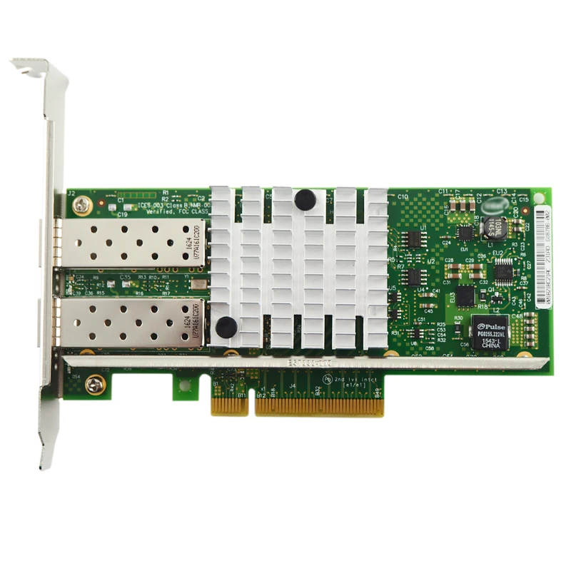 Двухпортовый адаптер PCIe для сервера Ethernet 82599ES 10G X520-DA2 E10G42BTDA бесплатная доставка |