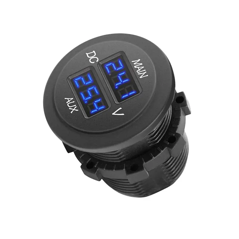 12V 24V AUX Main Digital LED Car Voltmeter Dual Display Voltage Gauge Battery Monitor Panel for Car Boat Motorcycle
12V 24V AUX Main Digital LED Car Voltmeter Dual Display Voltage Gauge Battery Monitor Panel for Car Boat Motorcycle
