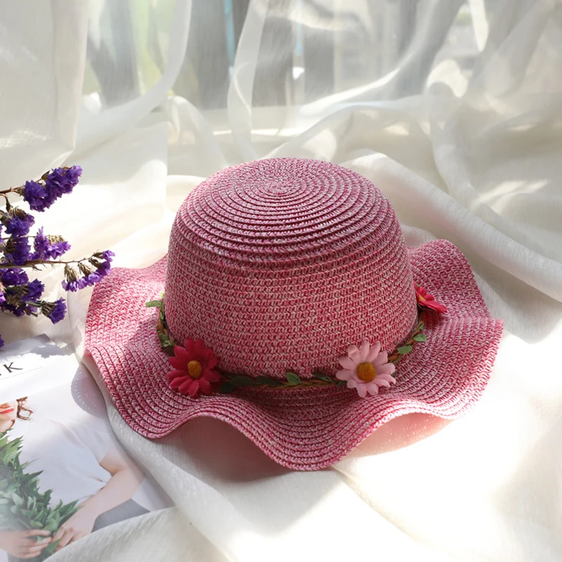 Summer Kids Floral Straw Hats Fedora Hat Children Visor Beach Hats kids Sun Hat Wide Brim Floppy Panama for Girl
Summer Kids Floral Straw Hats Fedora Hat Children Visor Beach Hats kids Sun Hat Wide Brim Floppy Panama for Girl