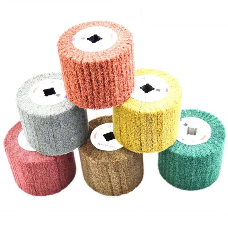 1 Pieces Nylon Flap Brush Non-Woven Satin Polishing Drum Wheel for Stainless Steel Color at Random 120*100*19mm Wholesale
1 Pieces Nylon Flap Brush Non-Woven Satin Polishing Drum Wheel for Stainless Steel Color at Random 120*100*19mm Wholesale