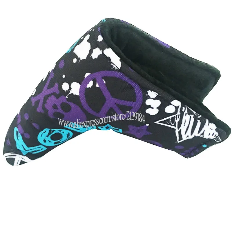 New Tarps Multicolor Golf headcover skull T Putter headCover Unisex purple Golf Clubs headCover Free shipping
New Tarps Multicolor Golf headcover skull T Putter headCover Unisex purple Golf Clubs headCover Free shipping