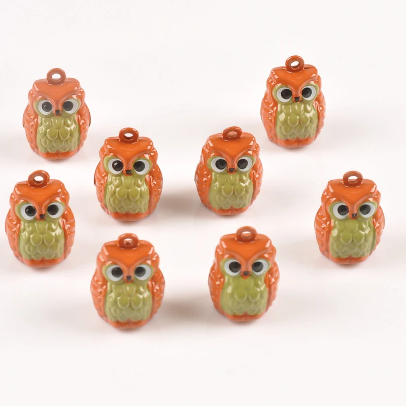 5pcs Owl Charms Cartoon Jingle Bells Christmas Decoration Gift Wholesale for Wind bell making 26x17mm YKL0694x
5pcs Owl Charms Cartoon Jingle Bells Christmas Decoration Gift Wholesale for Wind bell making 26x17mm YKL0694x