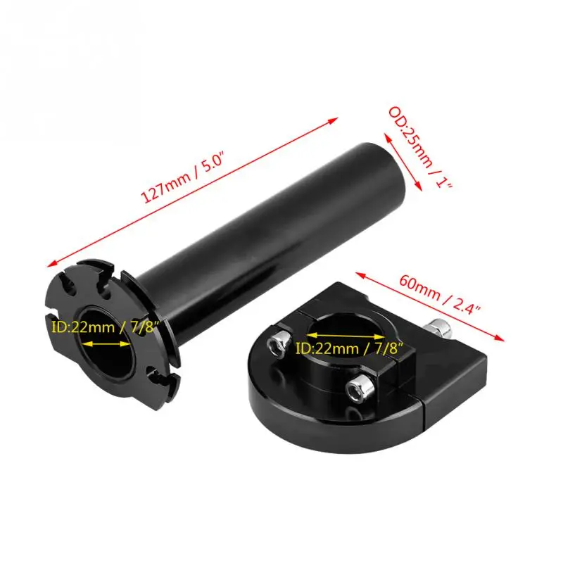 Universal 7/8" 22mm Handlebar Throttle Twist Grips Accelerator for Motorcycle Scooter Dirt Bike
Universal 7/8" 22mm Handlebar Throttle Twist Grips Accelerator for Motorcycle Scooter Dirt Bike