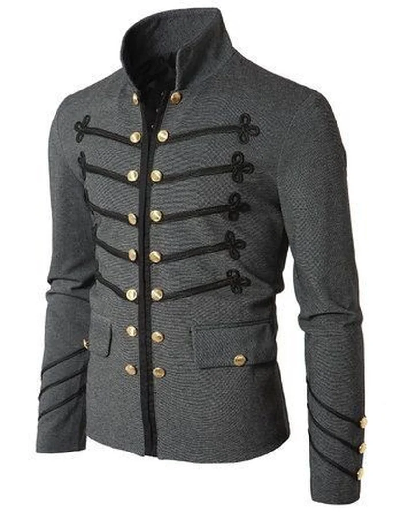 Embroidered Button Solid Color Men Jacket Cardigan Chamarras Para Hombre Jackets Men 2020 Windbreaker Military Designer Clothes
Embroidered Button Solid Color Men Jacket Cardigan Chamarras Para Hombre Jackets Men 2020 Windbreaker Military Designer Clothes
