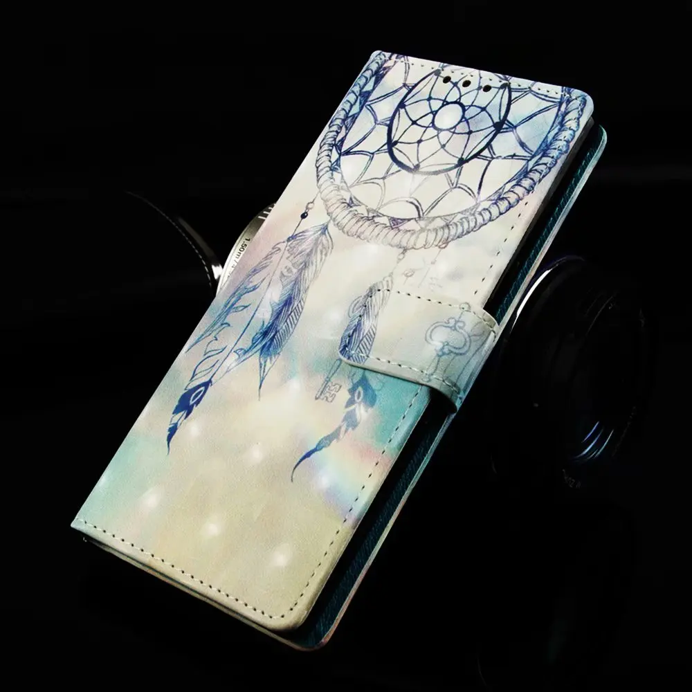 Роскошный кожаный 3D чехол бумажник для телефона Huawei P30 P20 Lite P Smart Honor 10 Mate Y5 Y6 Y9 2018 9