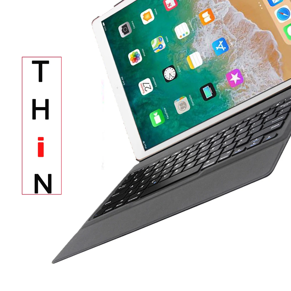 Ультратонкий чехол клавиатура для iPad 9 7 2018 2017 6 го 5 поколения A1893 A1984 A1822 A1823 Air 1 2 Air2