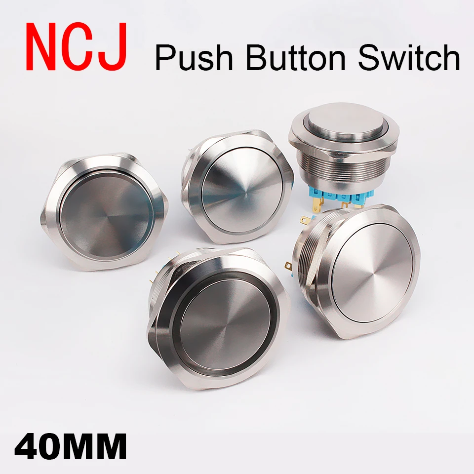 NCJ 40mm Metal Push Button Switch IP67 Maintained Alternate & Momentary push button switch with LED lamp 5A
NCJ 40mm Metal Push Button Switch IP67 Maintained Alternate & Momentary push button switch with LED lamp 5A