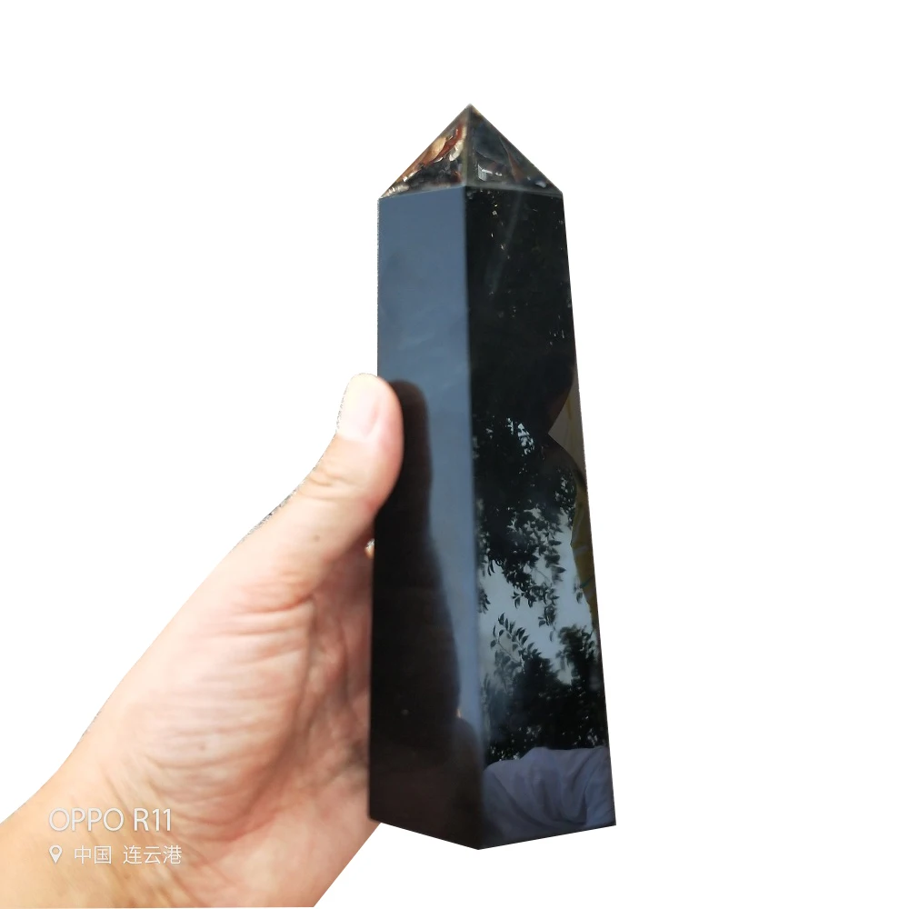 8 inch Oversized Crystal Wand 100% Natural Crystal Stone Obsidian Crystal Wand Point Healing Home or wedding decoration
8 inch Oversized Crystal Wand 100% Natural Crystal Stone Obsidian Crystal Wand Point Healing Home or wedding decoration