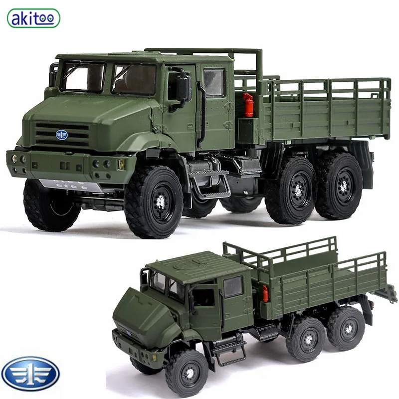 Модель военного грузовика akitoo 1:36 из цельнометаллического сплава модель