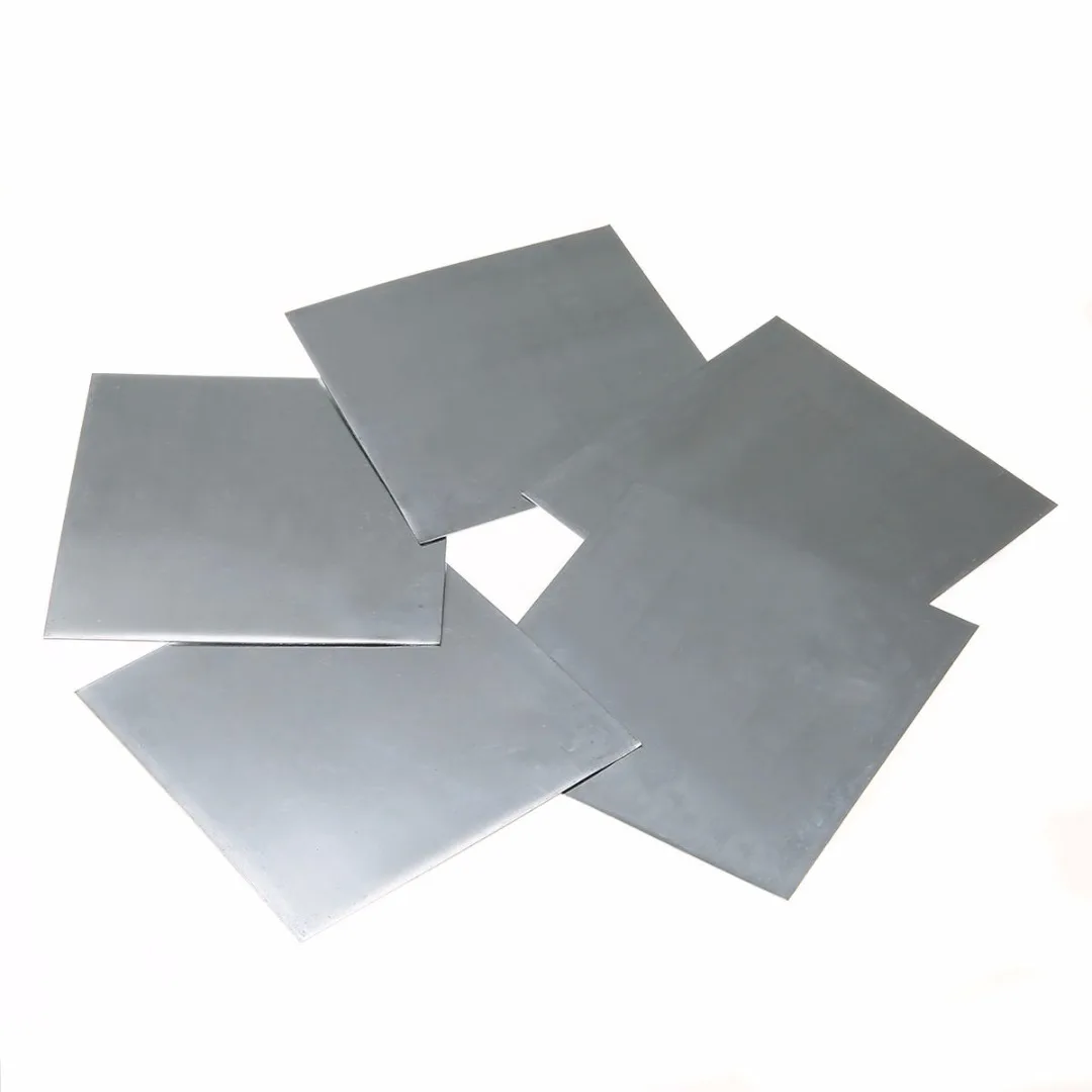5pcs New bluish-white Zinc Plate High Purity 99.9% Pure Zinc Sheet Plate for Science Lab 140x140x0.2mm
5pcs New bluish-white Zinc Plate High Purity 99.9% Pure Zinc Sheet Plate for Science Lab 140x140x0.2mm