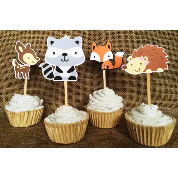 Woodland Animal Party Cupcake Topper Forest Cake Birthday Party Decorations Kids Baby Shower Decoration Supplies Fox Raccoon
Woodland Animal Party Cupcake Topper Forest Cake Birthday Party Decorations Kids Baby Shower Decoration Supplies Fox Raccoon