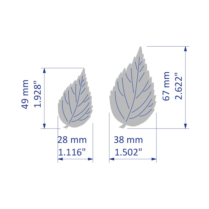 DUOFEN metal Cutting dies 2pcs set Rose leaf stencil for DIY papercraft project Scrapbook Paper Album
DUOFEN metal Cutting dies 2pcs set Rose leaf stencil for DIY papercraft project Scrapbook Paper Album