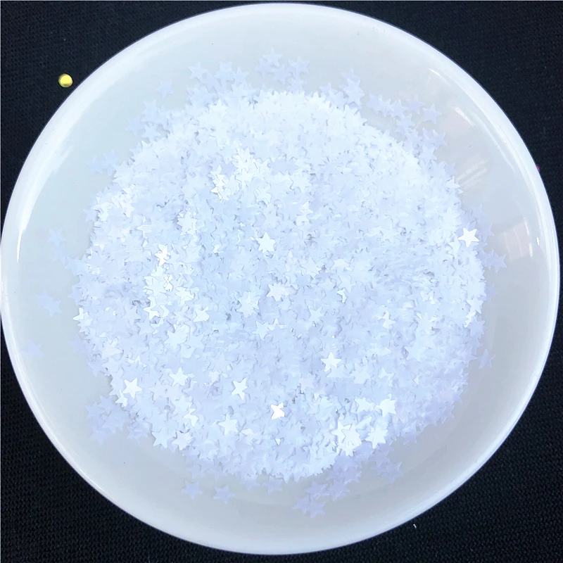 10g/Pack 3mm Ultrathin White Star Sequins Nail Art Glitter Paillettes Eo-Friendly PET Sequin Nail Decoration Manicure Material
10g/Pack 3mm Ultrathin White Star Sequins Nail Art Glitter Paillettes Eo-Friendly PET Sequin Nail Decoration Manicure Material