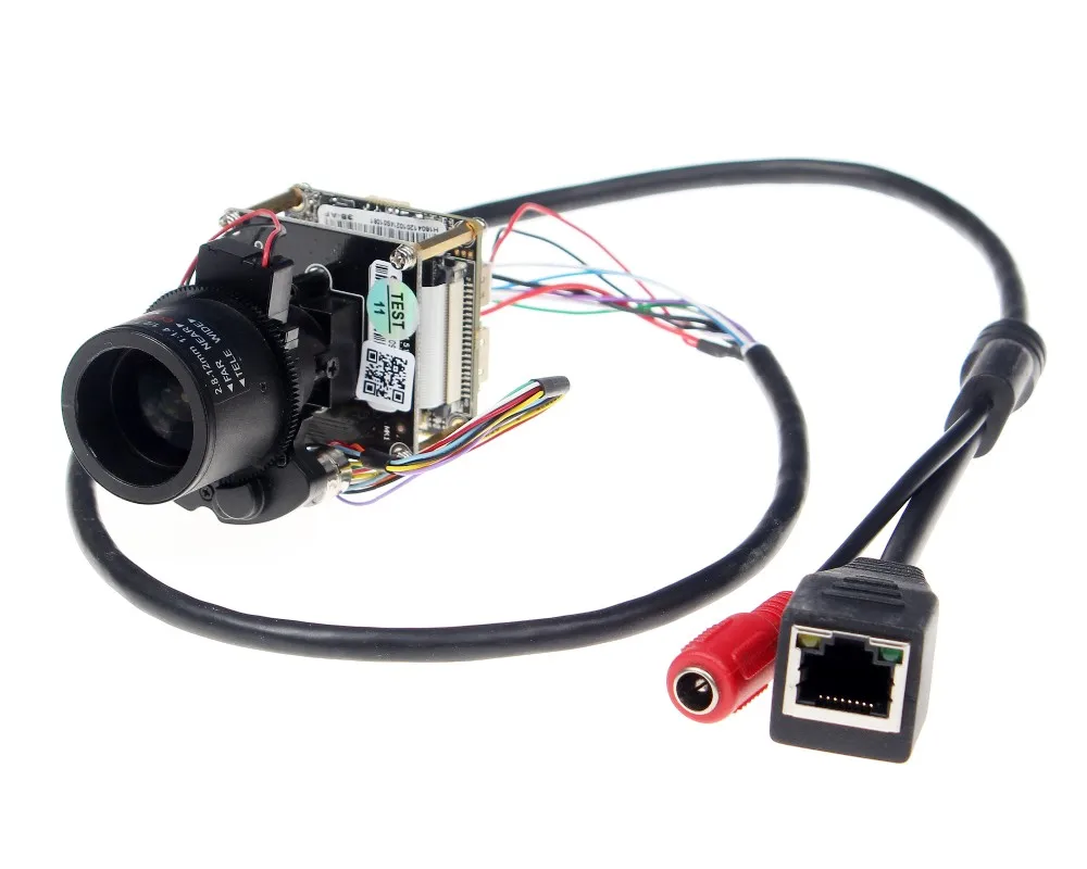 SUCAM H.265 2.8-12mm Motorized Varifocal 4MP IP Security Camera Hi3518D+OV4689 4xZoom Network Camera Module PCS Board with Cable
SUCAM H.265 2.8-12mm Motorized Varifocal 4MP IP Security Camera Hi3518D+OV4689 4xZoom Network Camera Module PCS Board with Cable
